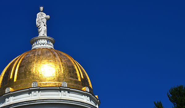 Vermont state capital dome